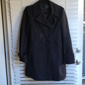 French Connection Navy Blue Peacoat